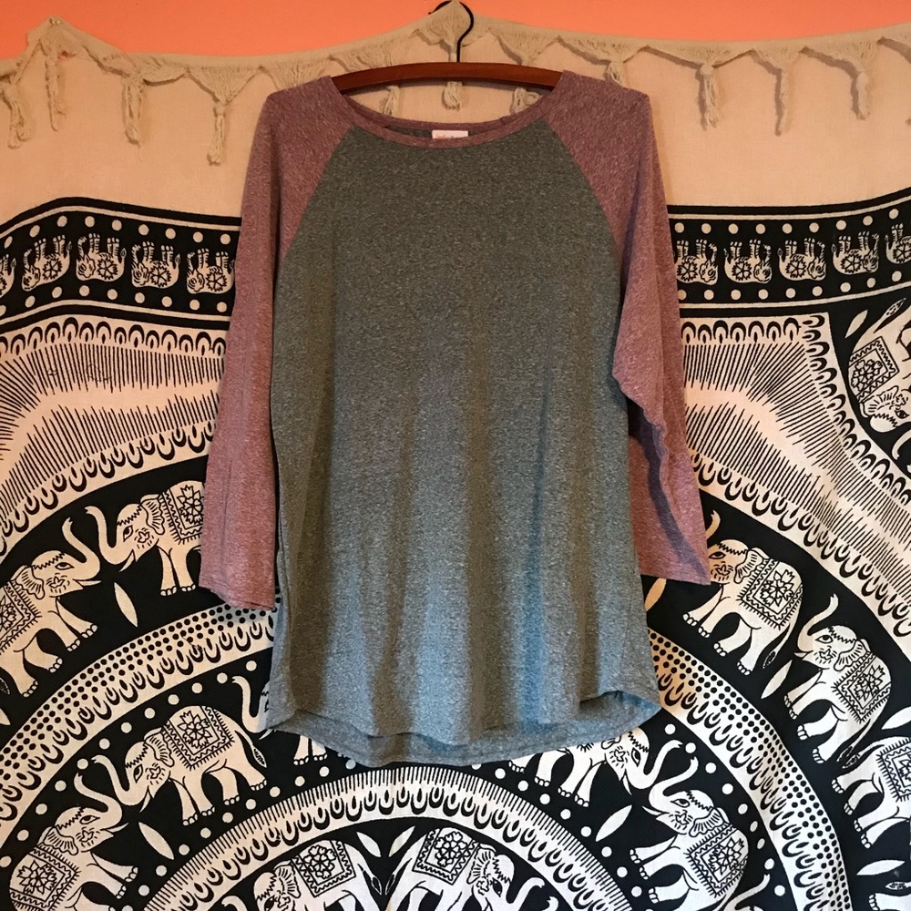 LuLaRoe Randy baseball tee
